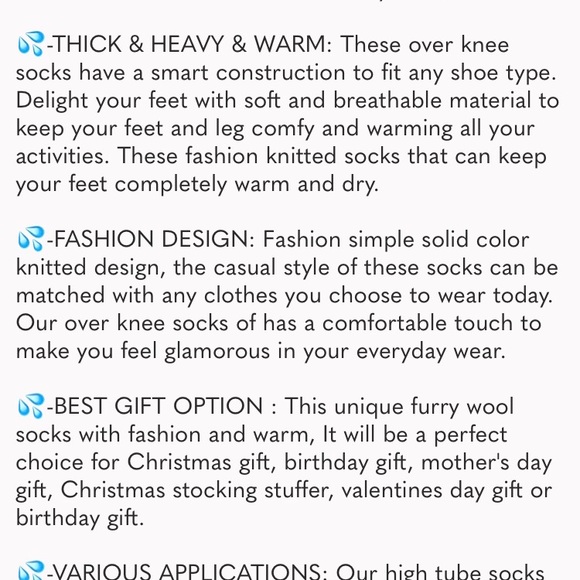 Nyaon Women's Cable Knit Thigh High Boot Socks Extra Long Winter Stocking - Picture 5 of 5